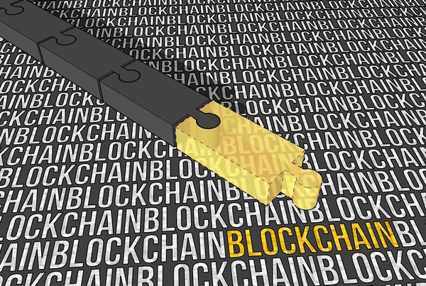 Blockchain cryptography representing identity verification